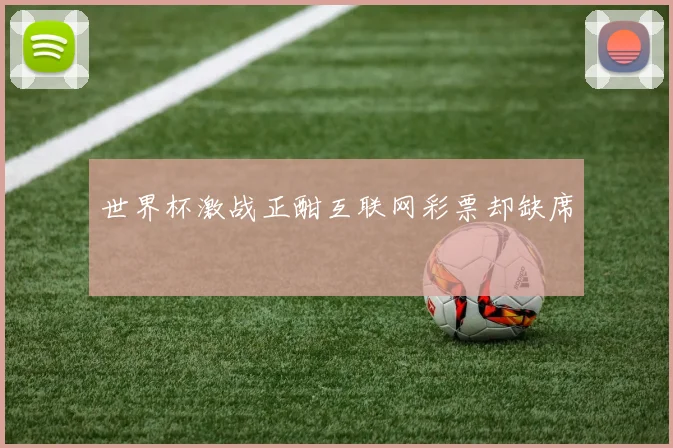 世界杯激战正酣互联网彩票却缺席
